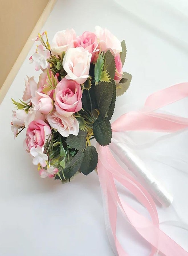 Liwidon Pink Ribbon White 1-1/2 Inch, 100 Yards Satin Ribbon Wide Fabric Ribbons for Flower Bouquet Fabric Polyester Ribbons for Gift Wrapping Bows DIY Craft Birthday Cakes Wedding Party and Graduation Decor - Image 4